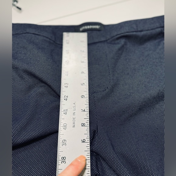 Liverpool Trouser Stretch Knit Pants Kelsey Navy Pin Dot Textured SZ 12/31 NEW! - Picture 14 of 16